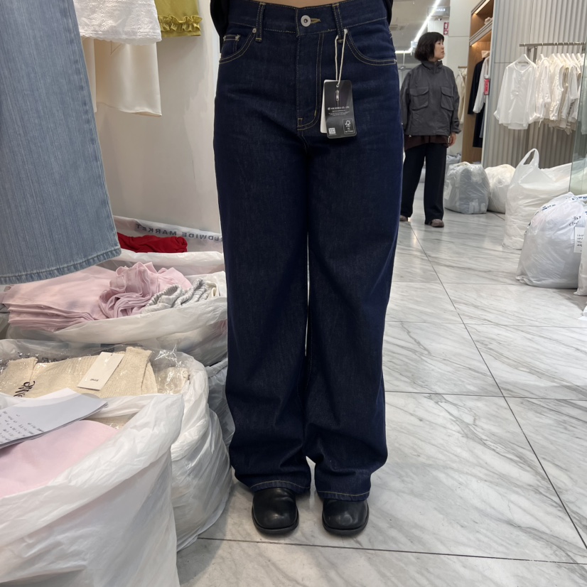 RUMIRU/AWEAR韓國直郵㊣東大門實拍女裝新款25春夏熱賣牛仔褲awear/RUMIRU牛仔褲