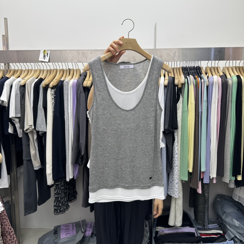 SPECIAL韓國㊣直郵東大門代購女裝新品時尚休閑人氣吊帶背心SPECIAL吊帶/背心