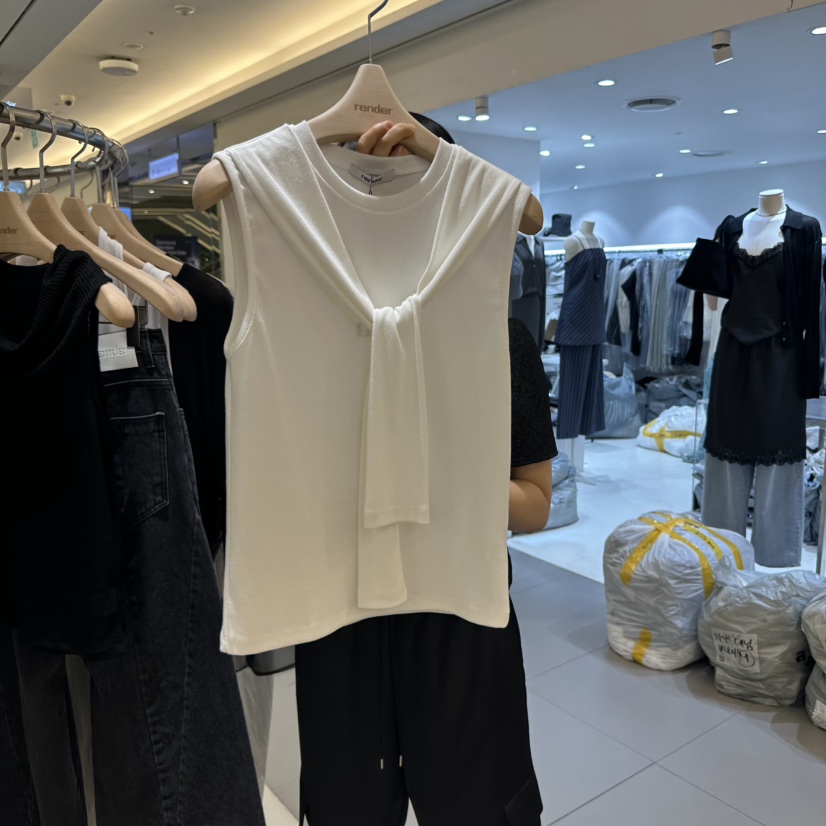 RENDER直郵韓國代購㊣女裝新品25春夏休閑人氣熱賣吊帶背心RENDER吊帶/背心圖色3