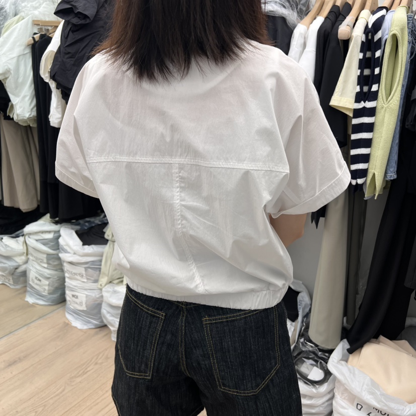 MOI-A韓國㊣直郵東大門代購女裝新品推薦熱賣25春夏襯衫蕾絲衫MOI-A襯衫/蕾絲衫
