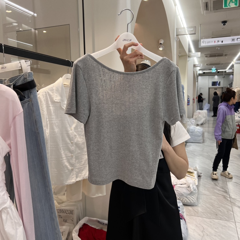 RUMIRU/AWEAR韓國直郵㊣女裝新款時尚25春夏休閑推薦熱賣T恤awear/RUMIRUT恤