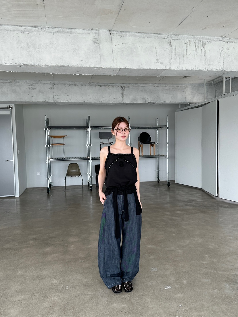 UNBOUND韓國直郵㊣東大門實拍女裝新品熱賣推薦時尚25春夏休閑褲UNBOUND休閑褲