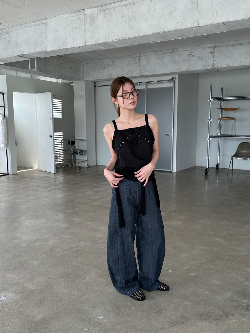 UNBOUND韓國直郵㊣東大門實拍女裝新品熱賣推薦時尚25春夏休閑褲UNBOUND休閑褲