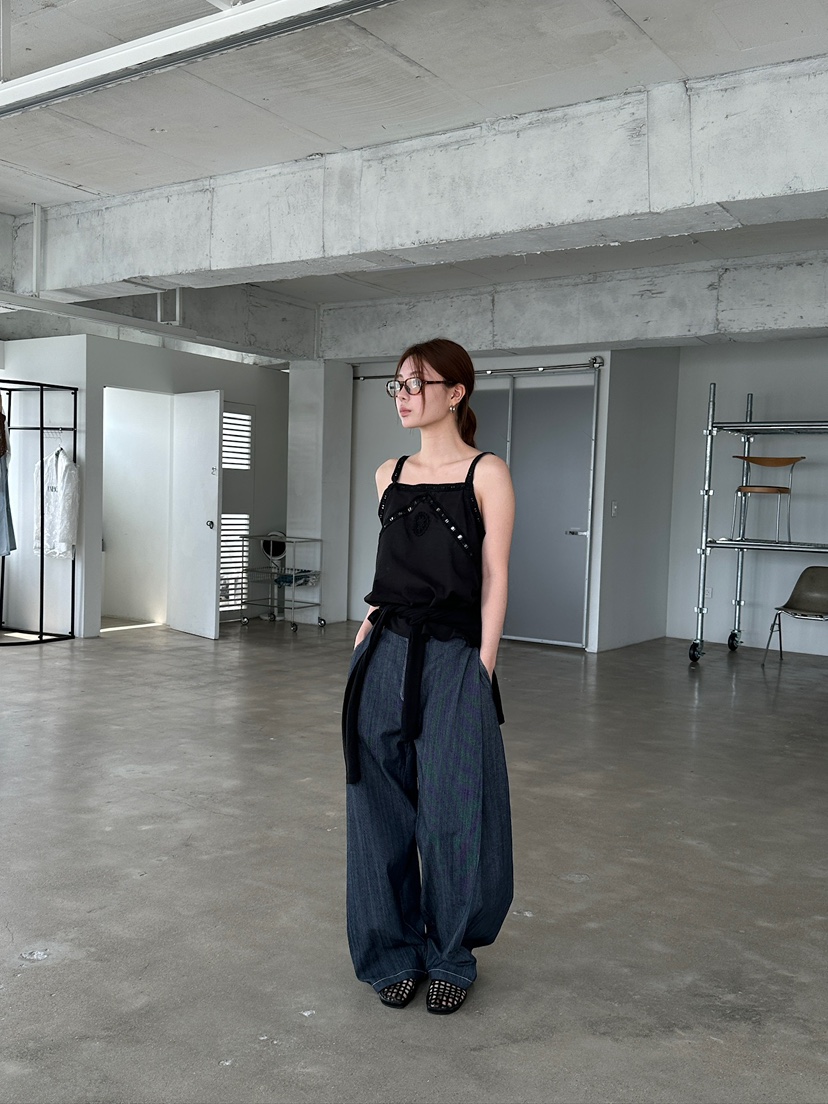 UNBOUND韓國直郵㊣東大門實拍女裝新品熱賣推薦時尚25春夏休閑褲UNBOUND休閑褲