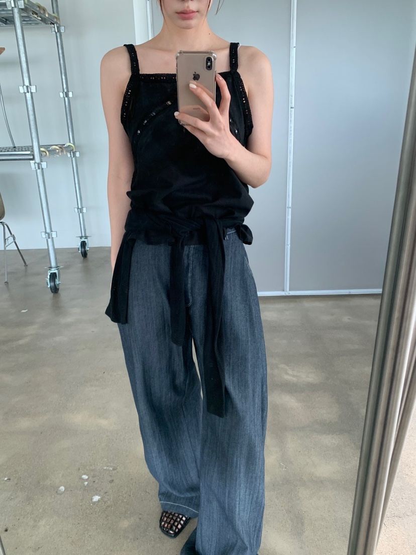 UNBOUND韓國直郵㊣東大門實拍女裝新品熱賣推薦時尚25春夏休閑褲UNBOUND休閑褲