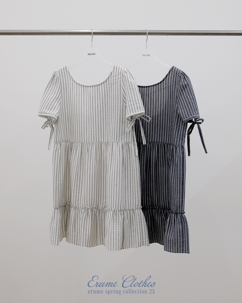 ERUME直郵韓國代購㊣女裝新品人氣25春夏休閑熱賣時尚連衣裙ERUME連衣裙