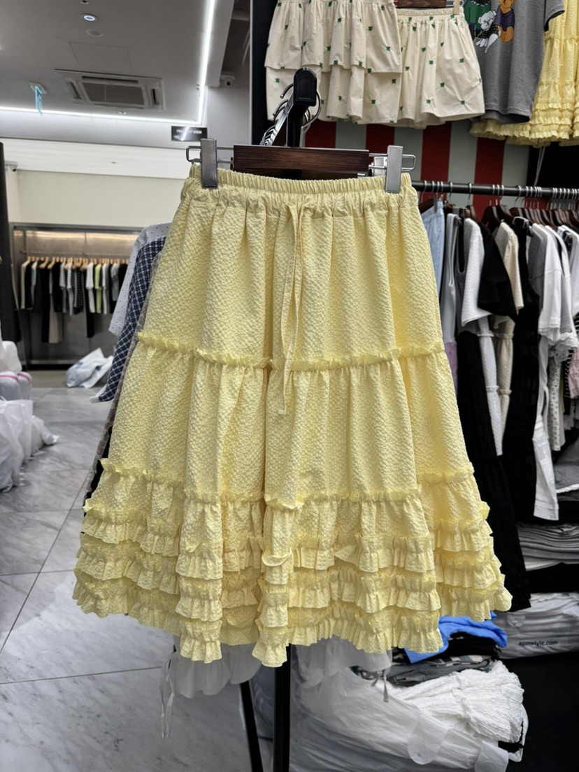 HEYJUDE韓國直郵㊣女裝新品人氣時尚休閑25春夏半身裙中短裙HEYJUDE半身裙/中短裙圖色1