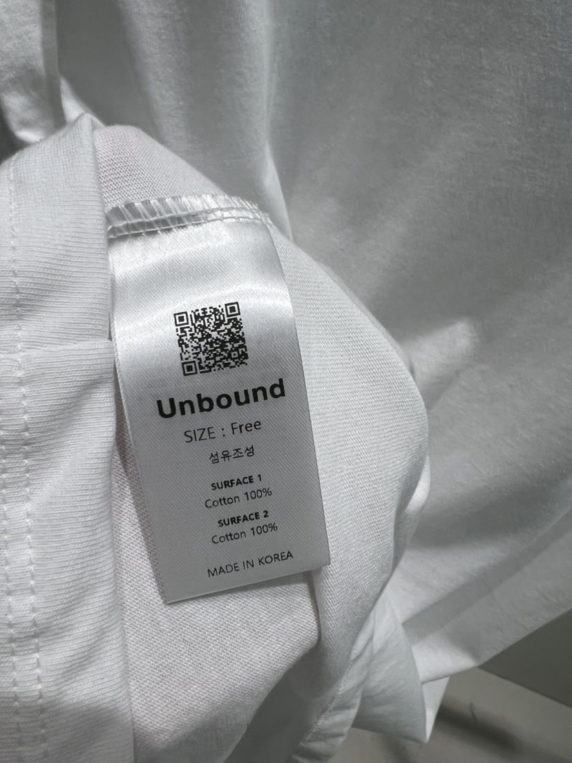 UNBOUND直郵韓國代購㊣女裝新款休閑推薦時尚25春夏人氣T恤UNBOUNDT恤