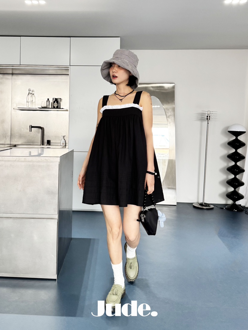 HEYJUDE韓國㊣直郵東大門代購女裝新品時尚人氣休閑推薦連衣裙HEYJUDE連衣裙