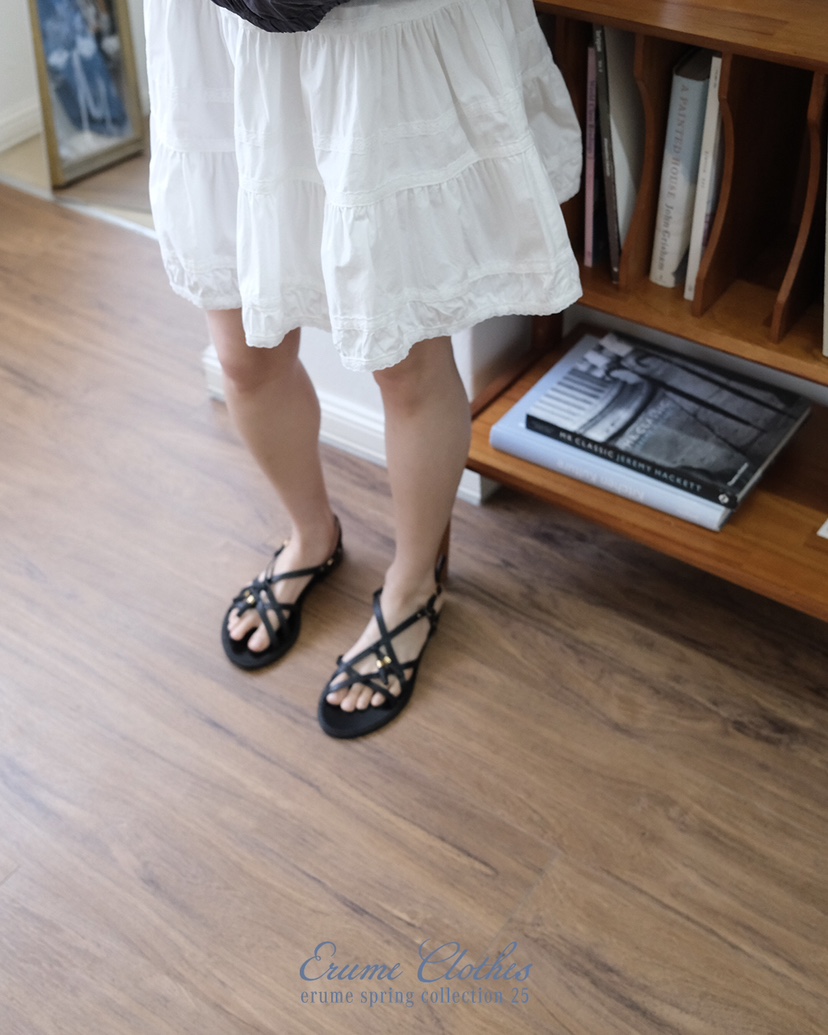 ERUME韓國直郵㊣女裝新品熱賣25春夏休閑推薦時尚人氣短裙ERUME短裙