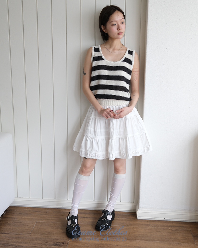 ERUME韓國直郵㊣女裝新品熱賣25春夏休閑推薦時尚人氣短裙ERUME短裙