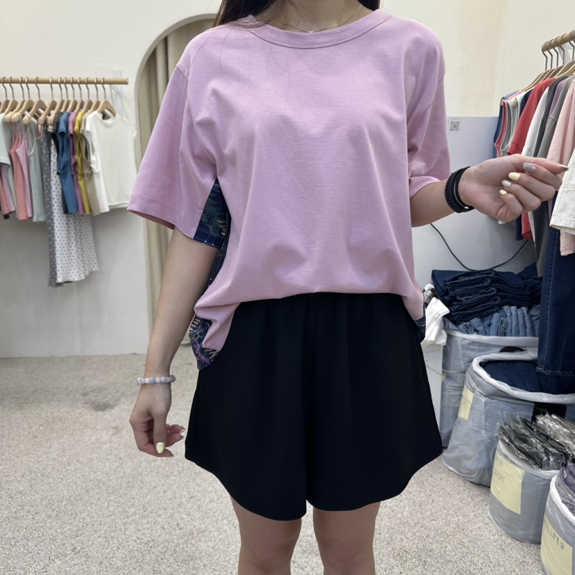 THE FUNNY韓國直郵㊣東大門實拍女裝新品休閑時尚25春夏T恤THE FUNNYT恤圖色4