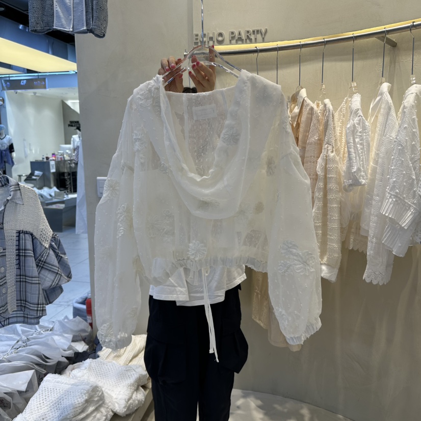 ECHOPARTY韓國㊣直郵東大門代購女裝新品推薦襯衫蕾絲衫連帽衫ECHOPARTY襯衫/蕾絲衫