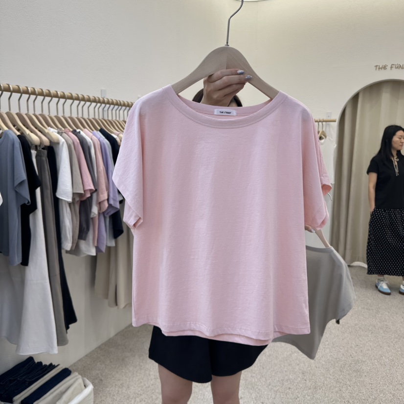 THE FUNNY韓國㊣直郵東大門代購女裝新品推薦人氣休閑熱賣T恤THE FUNNYT恤圖色3