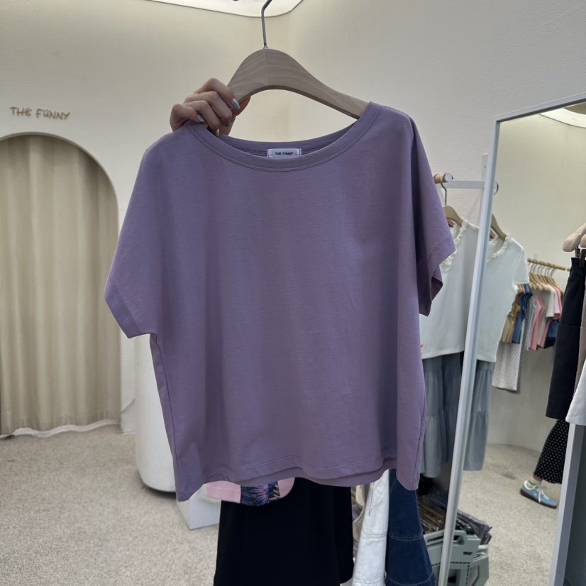 THE FUNNY韓國㊣直郵東大門代購女裝新品推薦人氣休閑熱賣T恤THE FUNNYT恤圖色6