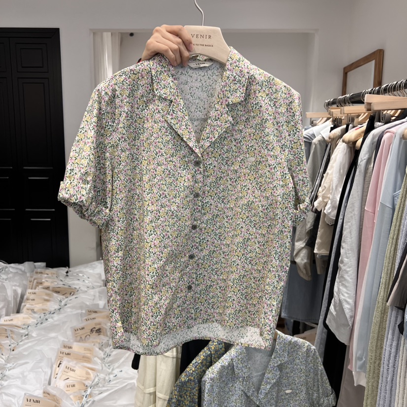 VENIR-a韓國㊣直郵東大門代購女裝新品推薦熱賣襯衫蕾絲衫VENIR-a襯衫/蕾絲衫圖色2