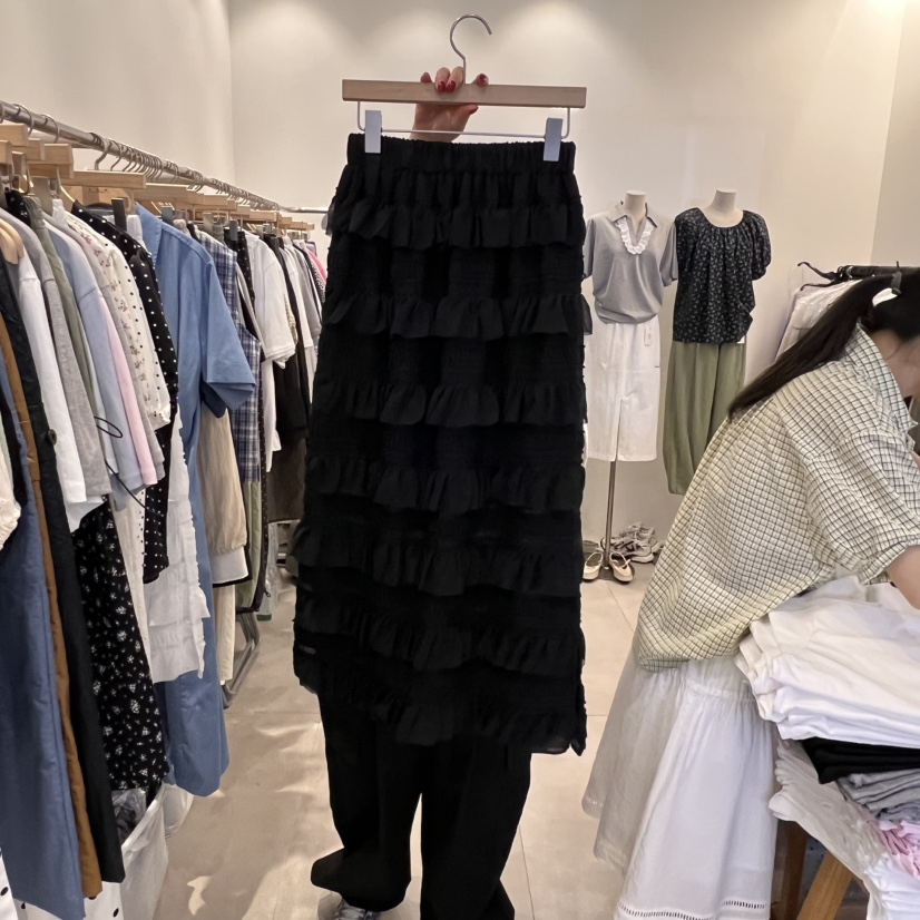 TAN&COMO韓國㊣直郵東大門代購女裝新品時尚25春夏長裙tan-COMO長裙