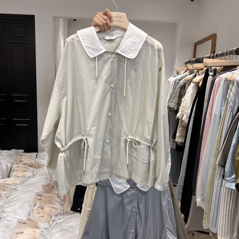 VENIR-a韓國㊣直郵東大門代購女裝新品熱賣休閑25春夏夾克VENIR-a夾克圖色1