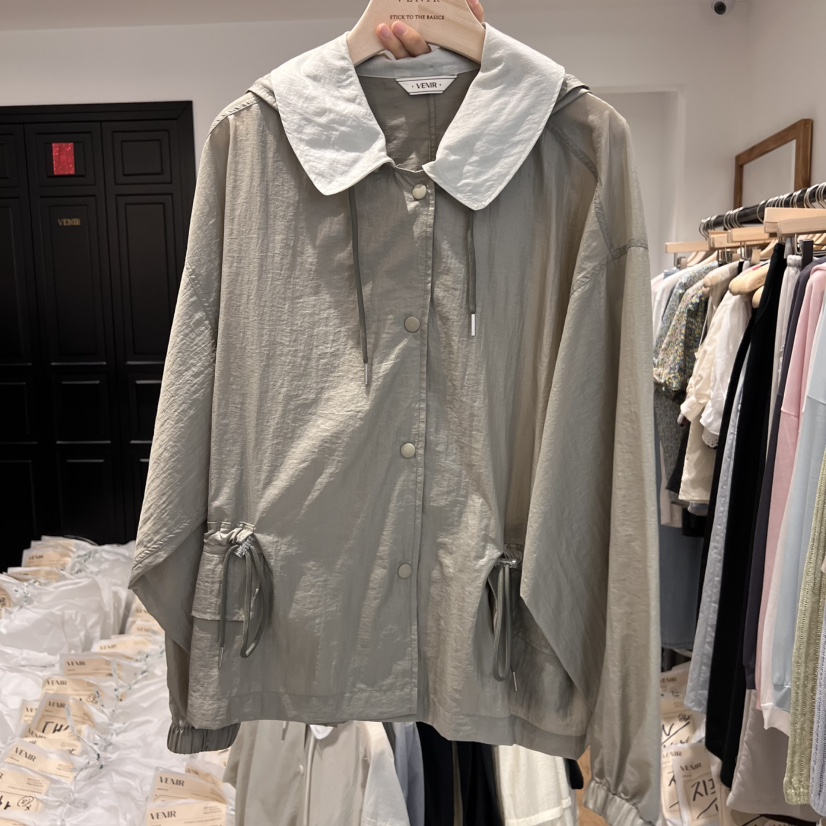 VENIR-a韓國㊣直郵東大門代購女裝新品熱賣休閑25春夏夾克VENIR-a夾克圖色3