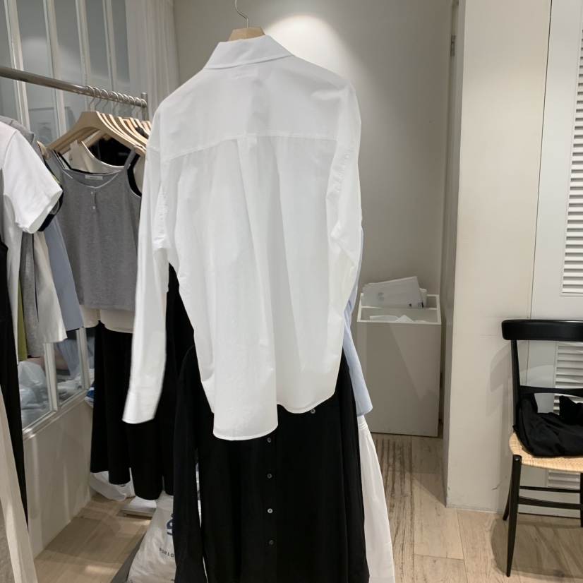 MONIQUE韓國直郵㊣東大門實拍女裝新款推薦人氣襯衫蕾絲衫口袋MONIQUE襯衫/蕾絲衫