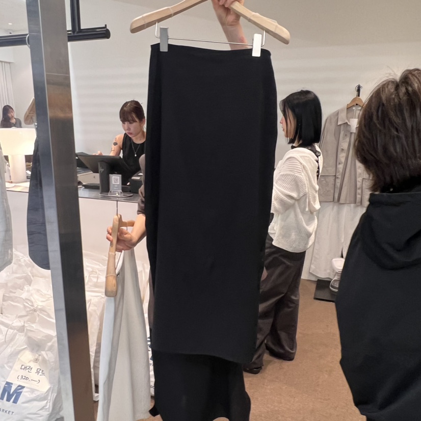 OBJECT韓國㊣直郵東大門代購女裝新款人氣推薦熱賣休閑長裙OBJECT長裙圖色2