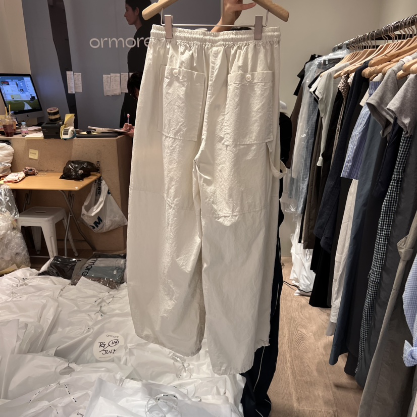 ORMORE直郵韓國代購㊣女裝新品熱賣人氣時尚休閑25春夏休閑褲ORMORE休閑褲