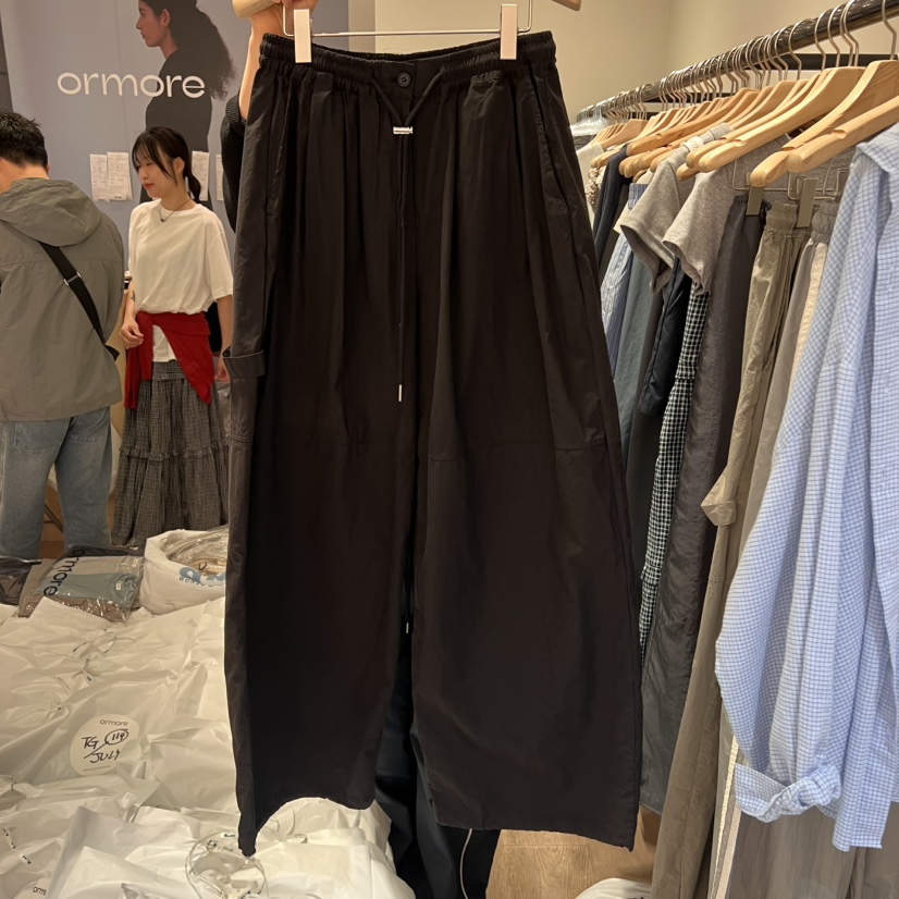 ORMORE直郵韓國代購㊣女裝新品熱賣人氣時尚休閑25春夏休閑褲ORMORE休閑褲圖色4