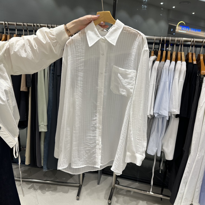 TREND SELLER/G韓國㊣直郵東大門代購女裝新品休閑襯衫蕾絲衫G/TREND SELLER襯衫/蕾絲衫圖色2