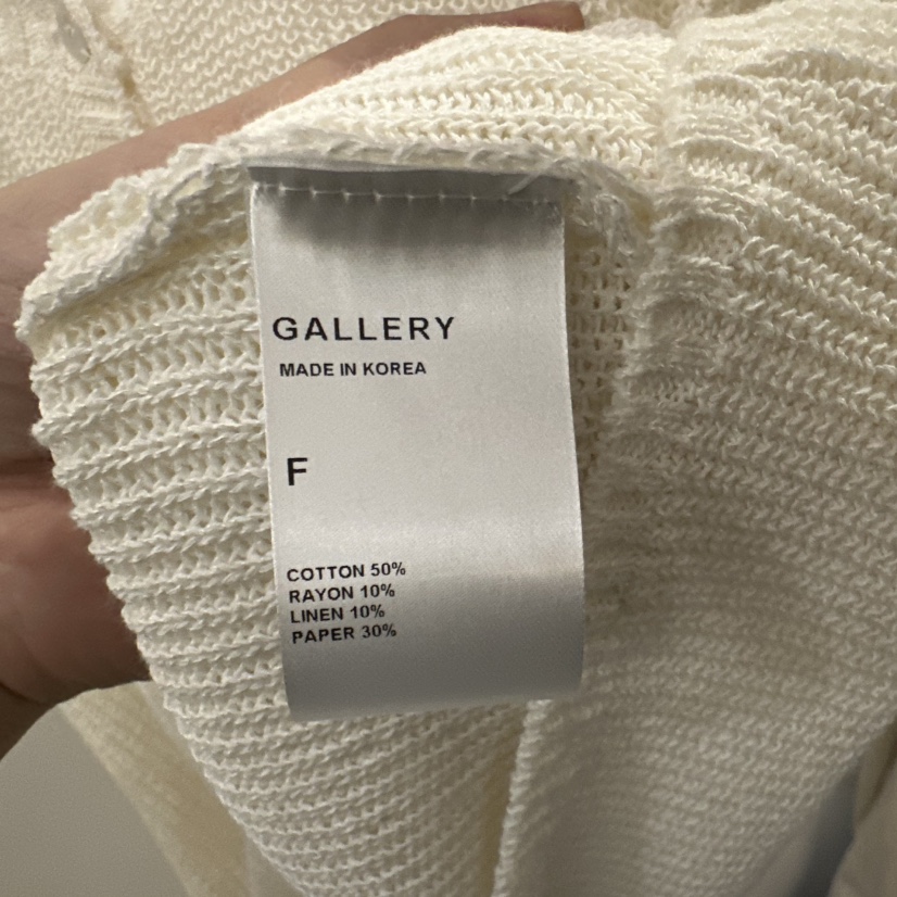 GALLERY-P韓國直郵㊣東大門實拍女裝新品休閑25春夏針織衫GALLERY針織衫