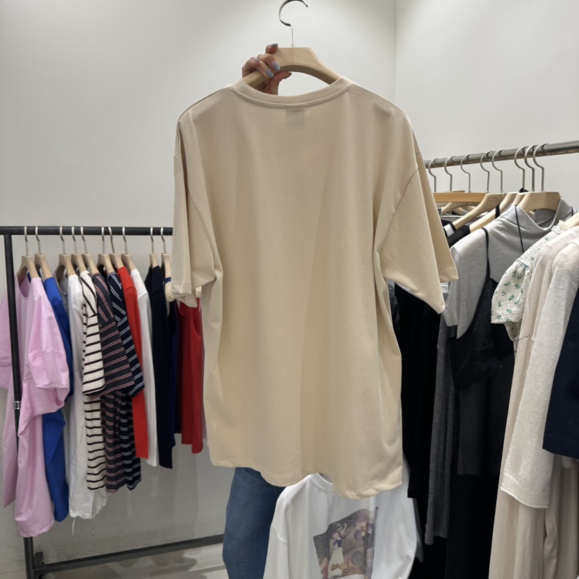 REPELLER韓國直郵㊣東大門實拍女裝新品25春夏推薦時尚T恤復古REPELLERT恤