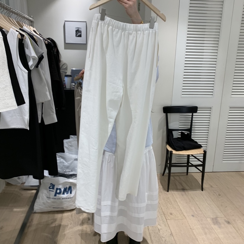 MONIQUE韓國㊣直郵東大門代購女裝新品25春夏休閑褲亞麻綁帶MONIQUE休閑褲