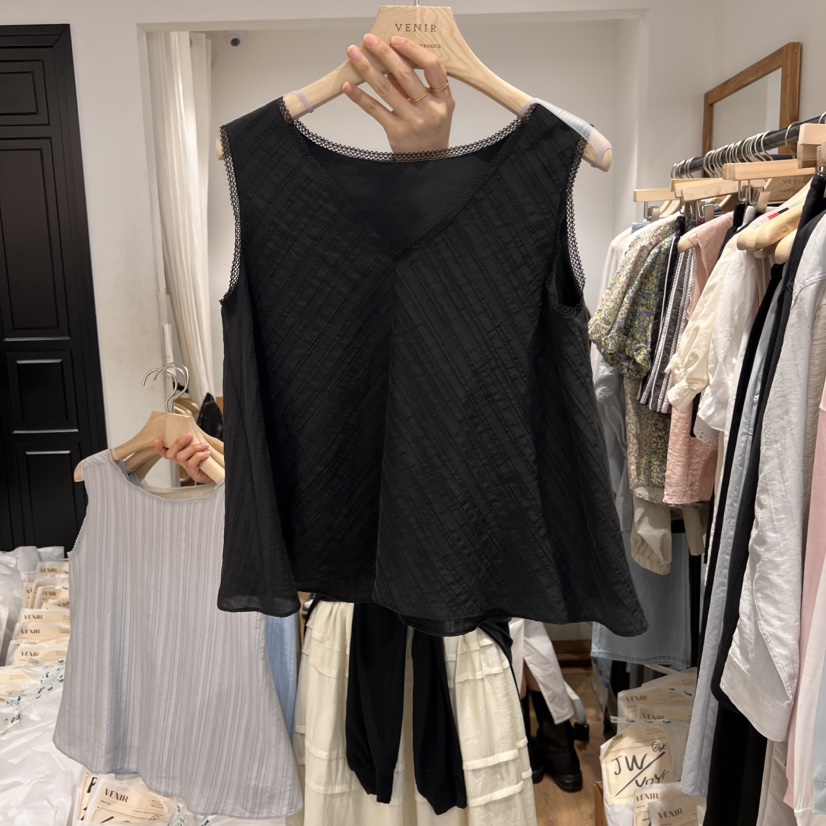 VENIR-a韓國直郵㊣東大門實拍女裝新品休閑人氣熱賣吊帶背心VENIR-a吊帶/背心圖色5