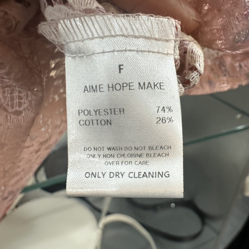 AIME HOPE MAKE直郵韓國代購㊣女裝新款時尚襯衫蕾絲衫蕾絲AIME HOPE MAKE襯衫/蕾絲衫