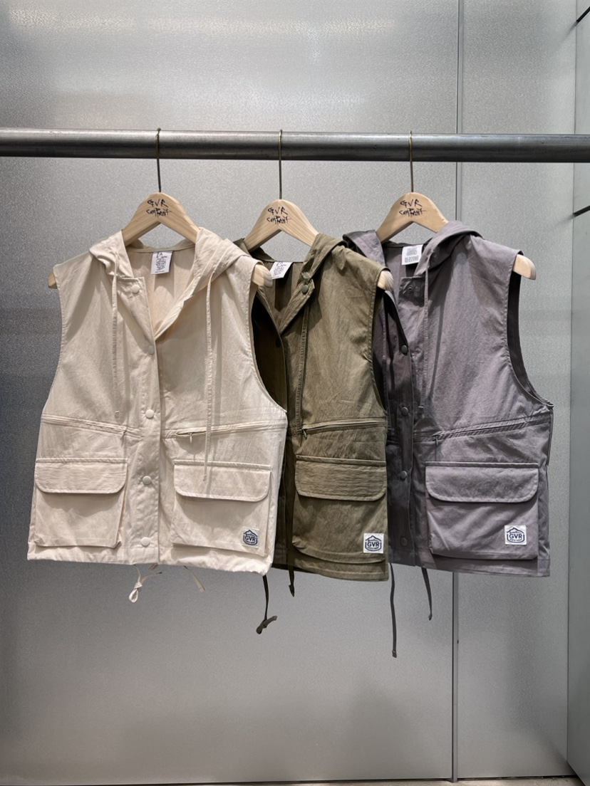 GVR COMPANY直郵韓國代購㊣女裝新品人氣推薦時尚馬甲連帽GVR-COMPANY馬甲