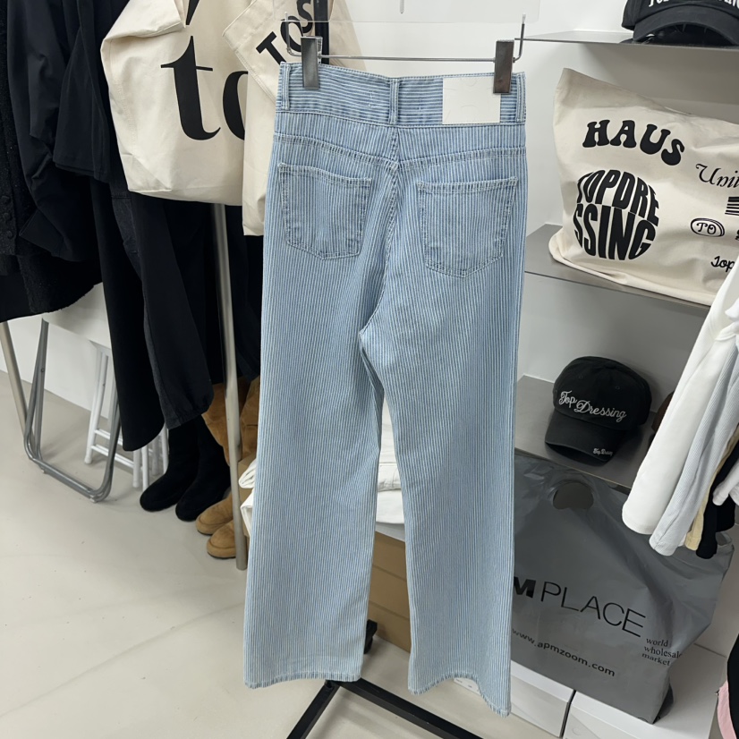 TOPDRESSING韓國直郵㊣女裝新品時尚人氣休閑推薦25春夏牛仔褲TOPDRESSING牛仔褲
