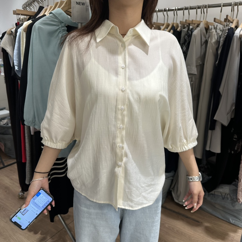 LEWIN韓國直郵㊣女裝新品人氣熱賣25春夏推薦時尚襯衫蕾絲衫LEWIN襯衫/蕾絲衫圖色3