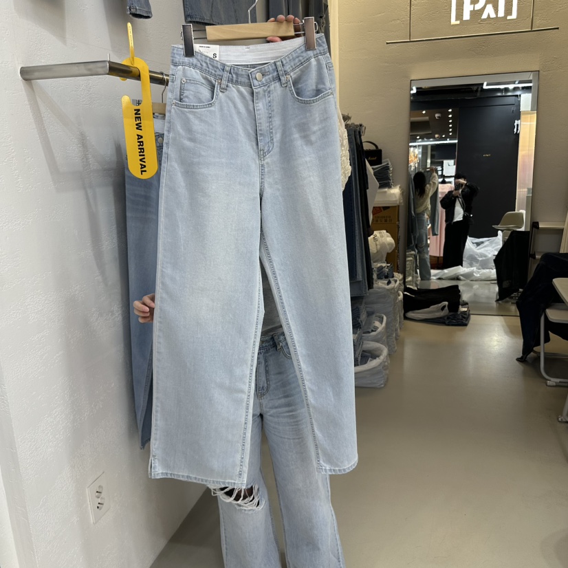 PAI韓國直郵㊣女裝新品時尚休閑熱賣推薦25春夏人氣牛仔褲PAI牛仔褲