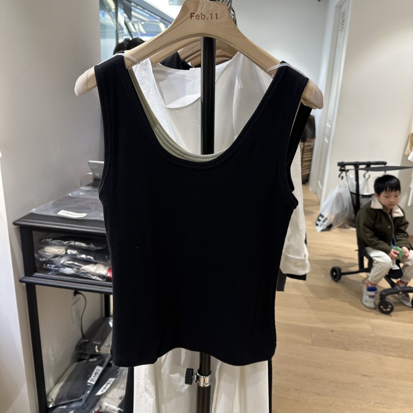 FEBRUARY 11直郵韓國代購㊣女裝新品25春夏時尚熱賣吊帶背心FEBRUARY11吊帶/背心圖色5