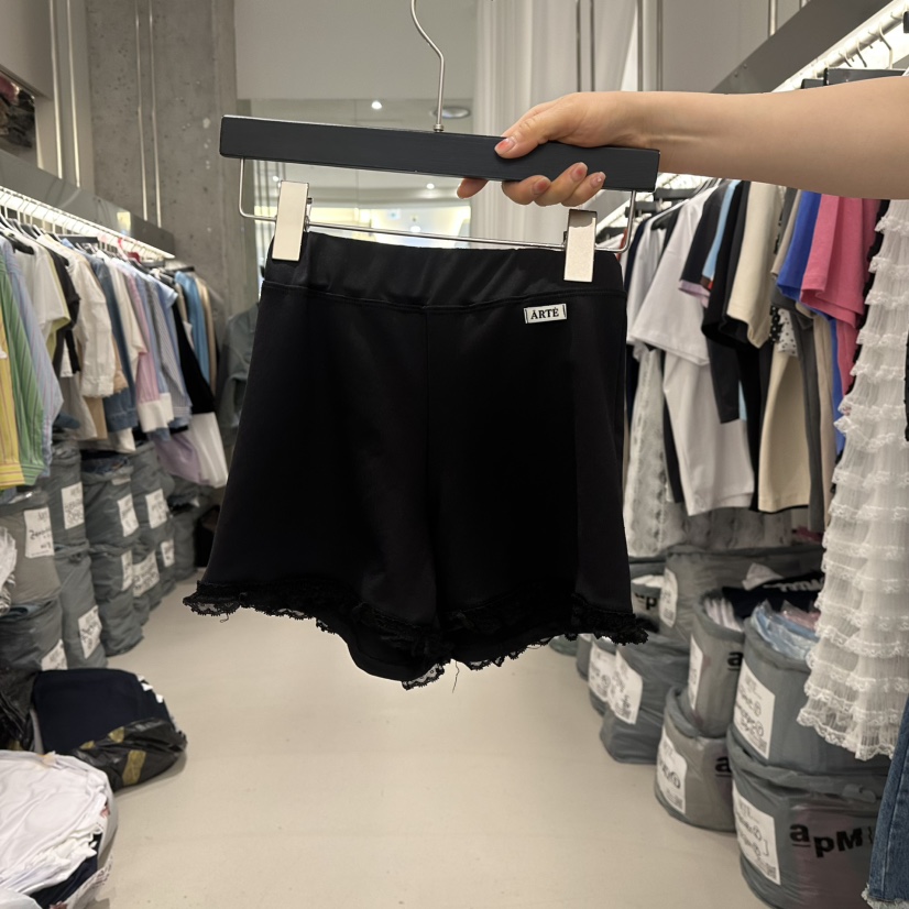ARTE STUDIO直郵韓國代購㊣女裝新品時尚打底褲鯊魚褲緊身褲蕾絲ARTE STUDIO打底褲/鯊魚褲圖色3