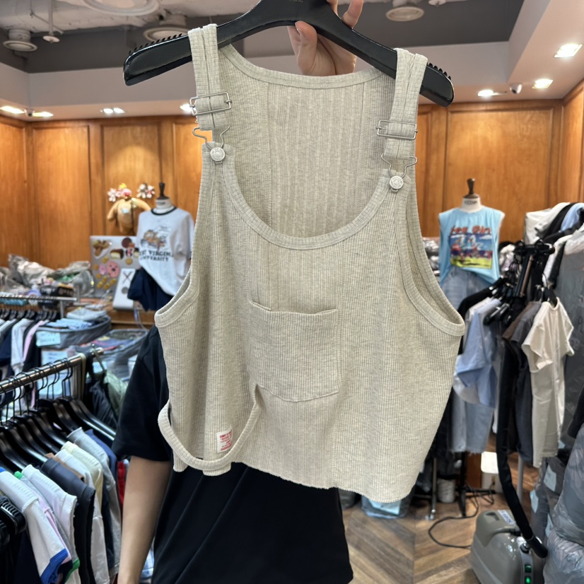 GARMENT-P韓國直郵㊣女裝新品人氣推薦25春夏休閑吊帶背心GARMENT吊帶/背心圖色2