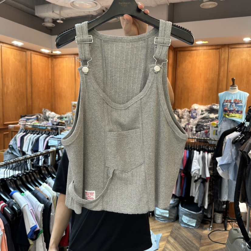 GARMENT-P韓國直郵㊣女裝新品人氣推薦25春夏休閑吊帶背心GARMENT吊帶/背心圖色4