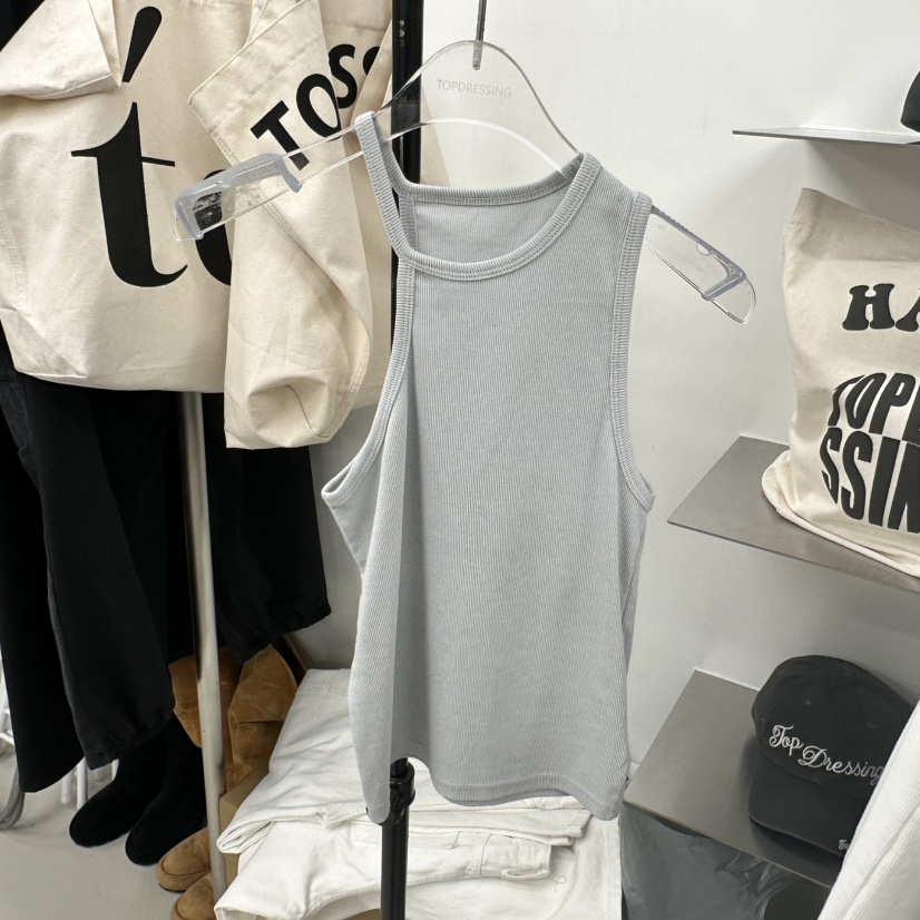 TOPDRESSING直郵韓國代購㊣女裝新品時尚25春夏休閑吊帶背心TOPDRESSING吊帶/背心圖色2