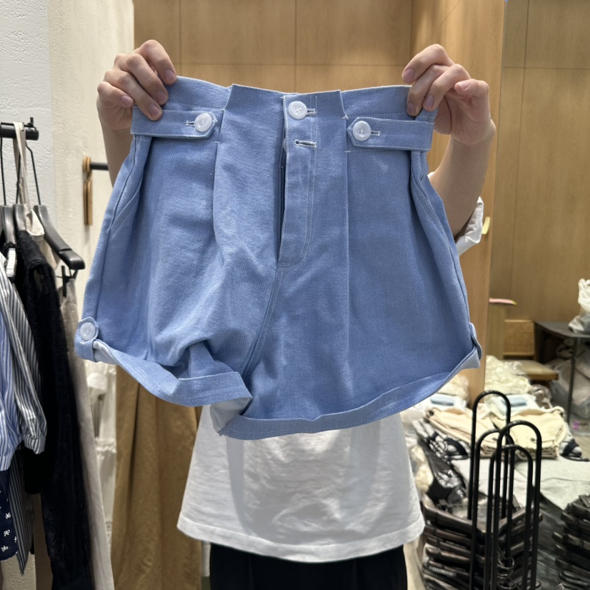 TRIPLE SEVEN韓國直郵㊣東大門實拍女裝新品熱賣25春夏短褲TRIPLE SEVEN短褲圖色3
