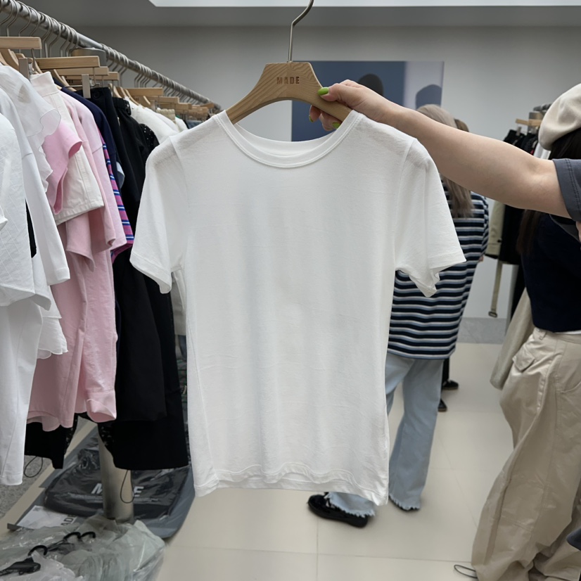 MADE-P韓國直郵㊣東大門實拍女裝新款熱賣25春夏休閑時尚T恤MADE-PT恤圖色3