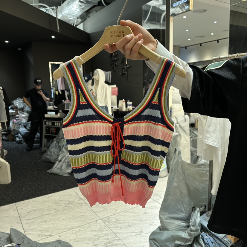 SUNDER MARKET韓國㊣直郵東大門代購女裝新品熱賣吊帶背心SUNDER MARKET吊帶/背心圖色2