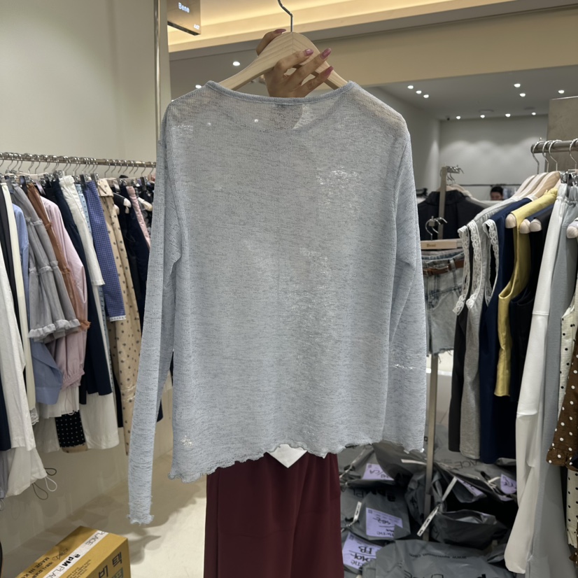 BENE韓國直郵㊣女裝新款推薦人氣休閑熱賣25春夏時尚長袖T恤BENE長袖T恤