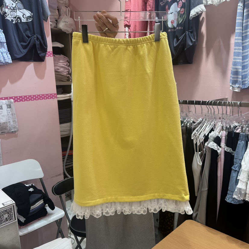 MA NYO直郵韓國代購㊣女裝新品25春夏熱賣休閑半身裙中短裙MA NYO半身裙/中短裙