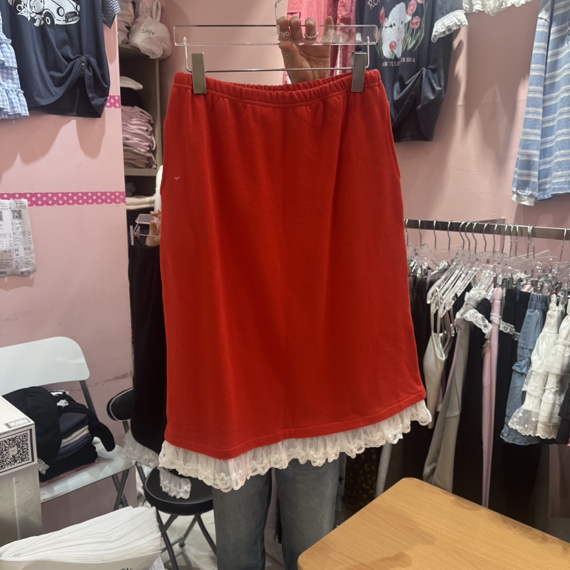 MA NYO直郵韓國代購㊣女裝新品25春夏熱賣休閑半身裙中短裙MA NYO半身裙/中短裙