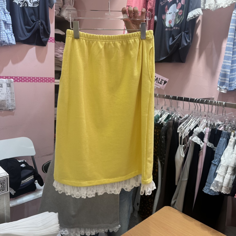 MA NYO直郵韓國代購㊣女裝新品25春夏熱賣休閑半身裙中短裙MA NYO半身裙/中短裙圖色3