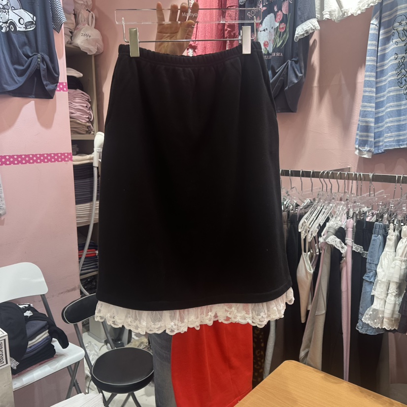 MA NYO直郵韓國代購㊣女裝新品25春夏熱賣休閑半身裙中短裙MA NYO半身裙/中短裙圖色4